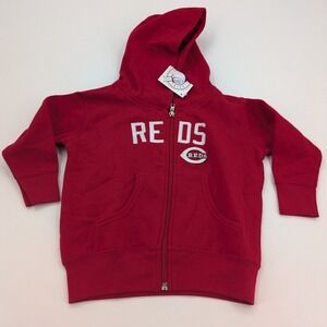 NWT Toddler Soft As A Grape Boston‎ Red Sox Full Zip Hoodie 2T Red